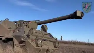 Footage of a Czechoslovakian vz. 77 DANA 152 mm self-propelled howitzer in the Ukrainian army