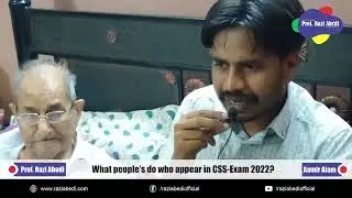 Best of Luck for CSS Exams | Razi Abedi | 2022