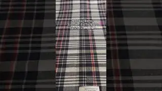 Madras Plaid Fabric for #dressmaking #costumedesign #sewingforkids #preppyfashion #preppy #plaid