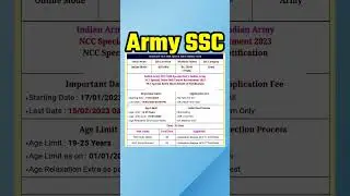 Army vacancy 2023 || #latest #shorts #viral