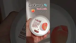 Honest review Lakme peach milk moisturizer 🍑🧴🫧#skincare #shorts #viral #trending #viralvideo