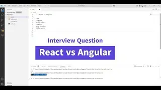 React vs Angular     #reactjsinterviewquestions