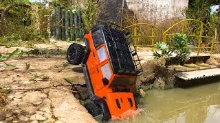 RC Car Power Test &ndash; Extreme Water Crossing Challenge!