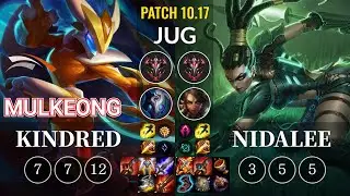 HLE Mulkeong Kindred vs Nidalee Jungle - KR Patch 10.17