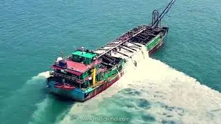 The Sand Mining Project Aerial Videography