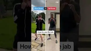 Short boxer VS tall boxer: how to use the jab in #boxing