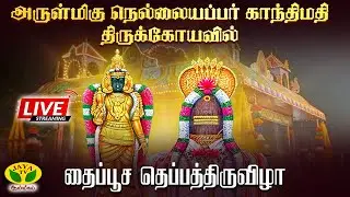 🔴 Live : தைப்பூச தெப்பத்திருவிழா | அருள்மிகு ஸ்ரீ நெல்லையப்பர் காந்திமதி அம்பாள் கோவில் | நெல்லை