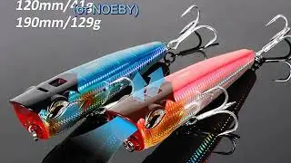 Копия - Shimano Pop Orca Lures - морской поппер с плевалкой на макушке с Алиэкспресс