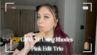 GRWM with Rhode's New Pink Edit Set | Honest First Impressions! #rhode #blushes #liptint