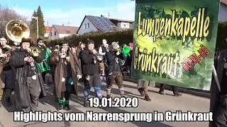 Highlights vom Narrensprung in Grünkraut am 19.01.2020