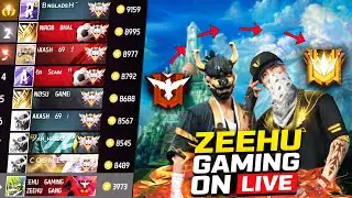 New Grandmaster Top 1 Push V Badge Lobby ❤ FF LIVE ✌ Free Fire LIVE! #shortsfeed #ff #freefire