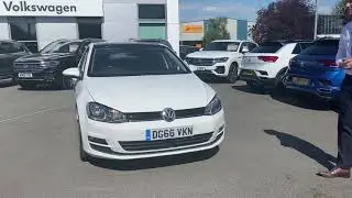 Approved Used Volkswagen Golf GT Edition currently for sale at Crewe VW - DG66VKN