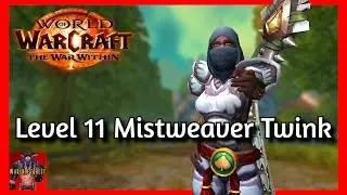 WoW War Within PvE: Leveling & Gearing Level 11 Mistweaver Twink! - We Live!