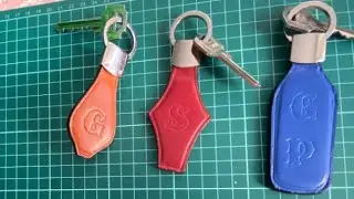 COMO HACER UNOS BONITOS LLAVEROS DE CUERO