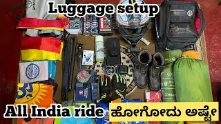 Last luggage set up | To K2k ride |