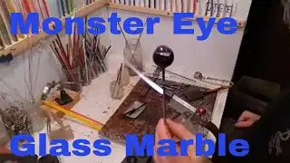 Lets Make Glass Marbles With George - Monster Eye Marble - Pavliscak Studios  NEW ANGLE - 3-31-2021