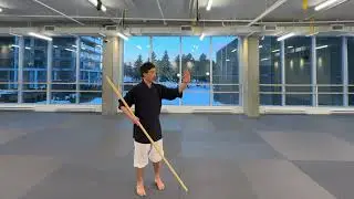 Shaolin Yin Shou Gun – Séquence 1 | Bâton Shaolin traditionnel