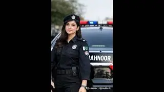 #realworldofficial1 Beautiful & Brave Police Officer | noor Police Attitude Video 🇵🇰👮&zwj;♀️