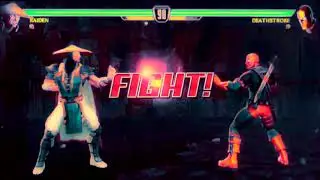 Mortal Kombat vs DC Universe, Raiden vs Deathstroke, gameplay