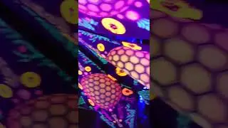 UV light and glow decor are always fun ☺️#uvlighting #lighting #eventdecor #decor #uvdecor #festival