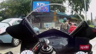 Aprilia RSV4 RF Malaysia - No Edit Raw 2K Video