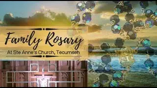 Family Rosary, January 13, 2025 Sorrowful Mysteries with Fr. Chris (pre-recorded)