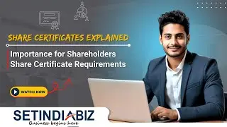 📜 Share Certificate Guide | Legal Requirements & Compliance 2025 | Setindiabiz