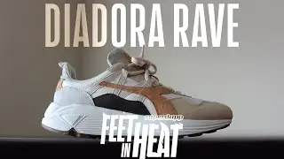 Кроссовки DIADORA Heritage Rave Leather (белый песок) &mdash; распаковка и внешний вид кроссовок &mdash; FEET IN HEAT