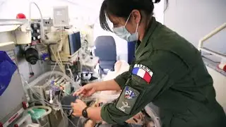 Formation du personnel du Service de santé des armées sur le module Morphée de l'A330 Phénix