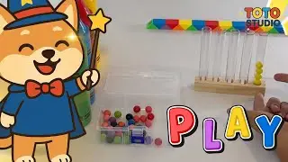 Color Sorting Fun! Learn Colors & Fine Motor Skills | Preschool Activity