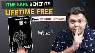 Indusind Tiger Credit Card Full Detail 2025 🔥 | Benefits & Features | Best Lifetime Free Card