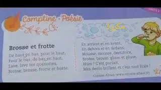Poisie brosse et frotte en 2eme année de premaire 