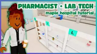 HOW TO WORK LAB AND PHARMACY 💊 Maple Hospital Roblox