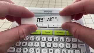 Как зеркально печатать с помощью принтера Brother P-Touch Label Maker