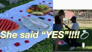Setting up a Surprise Engagement Picnic | Namibian YouTuber