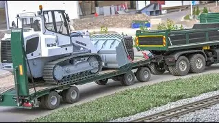 Brand new RC track loader first use / RC Trucks / RC Tractor / Hard work in small size