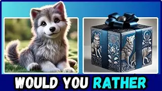 🐾 WOULD YOU RATHER? ANIMAL EDITION! 🦁🐶🐍 | FUNNY & WILD QUIZ! 🎉