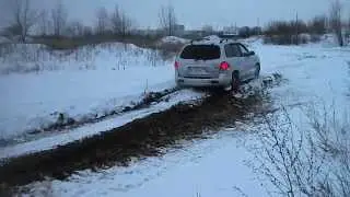 Hyundai Santa Fe Classic 2.7L V6 в снегу