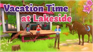 FIRST DAY at Colorful Lakeside Riding Stables | Horse Club Adventures 🐎🌸
