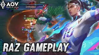 RAZ GAMEPLAY | BEST BUILD - ARENA OF VALOR