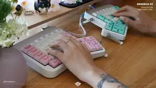 Typing Test on ErgoDox Keyboard with DSA Magic Girl