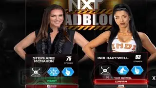 Stephanie McMahon vs Indi Hartwell 🔥 | WWE2K25 Live Match | NXT Showdown