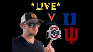 *LIVE* UVA vs DUKE | OHIO STATE vs INDIANA WATCH PARTY & REACTION