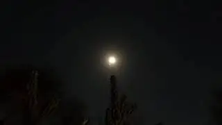 Full Moon Passing By In The Night -- February 27th, 2021