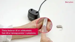 S&aring;dan oplader du de genopladelige batterier i dine h&oslash;reapparater Charger