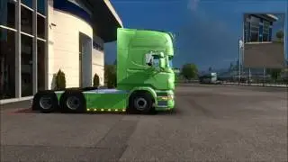 [ETS2 v1.24] Scania R620 Bring v2.7 + DLC Cabin + V8 Sound