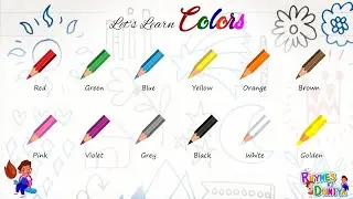 Learn Colors Name In English | Color Videos For Kids |  Learn to write colors name for Kids