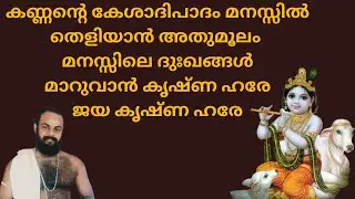 പാദം തൊട്ടൊന്നു തൊഴുതെന്റെ കണ്ണനെ പാദാദികേശം ഞാൻ വർണ്ണിച്ചോട്ടെ  padam thottonnu thozhuthente kannan