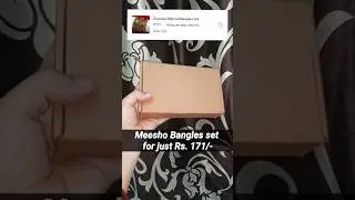 Meesho Bangles set just for Rs 171/- || Meesho finds|| #meesho #bangles