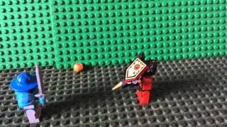 Lego Nexo Knights: Queen Halbert gets attacked! (Continued)